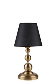 Opviq Lámpara de Mesa 8908-3 Negro y Dorado